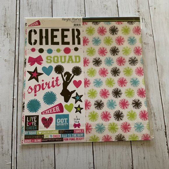 Simple Stories Cheerleading Scrapbook Kit - Picture 2 of 2